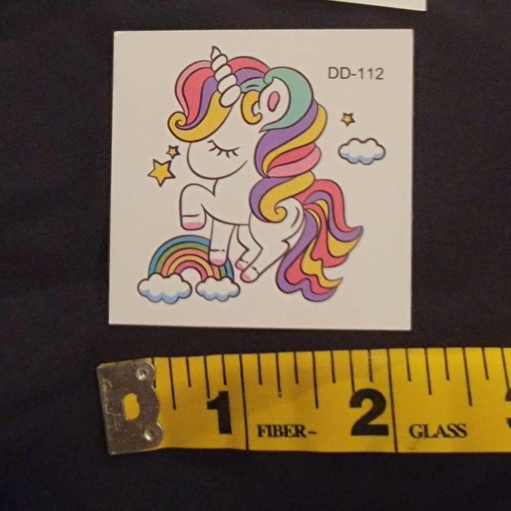 Colorful Cartoon Tattoo Set - Picture 3 of 7